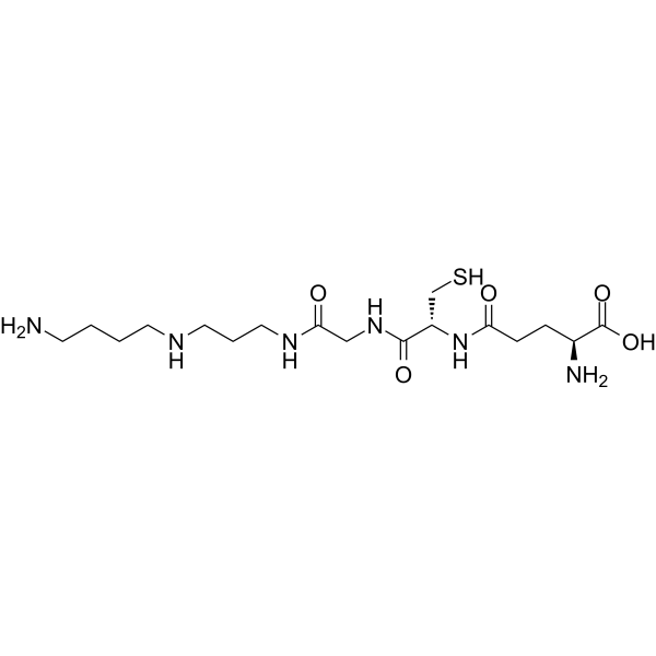 Glutathionylspermidine Structure