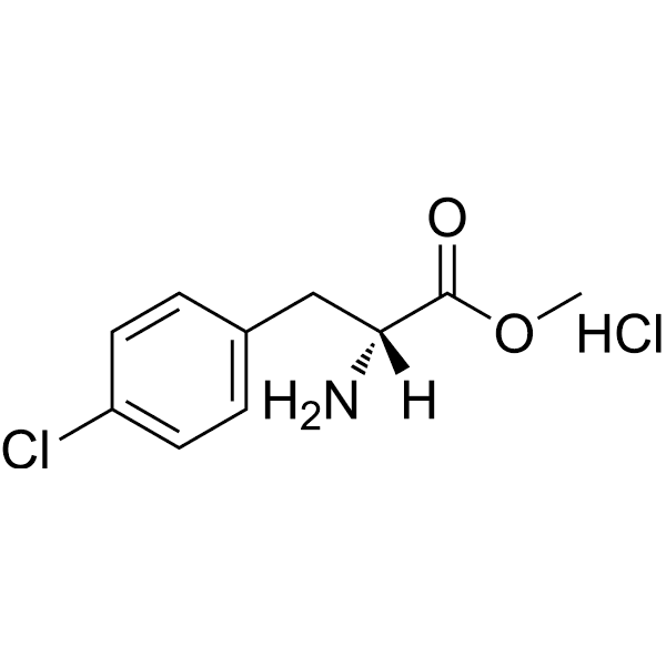 H-D-Phe(4-Cl)OMe.HCl Structure