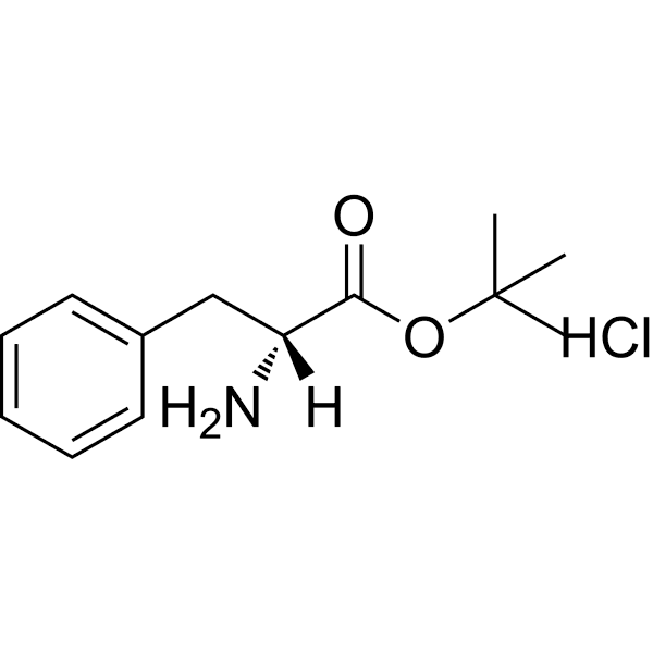 H-D-Phe-OtBu.HCl Structure
