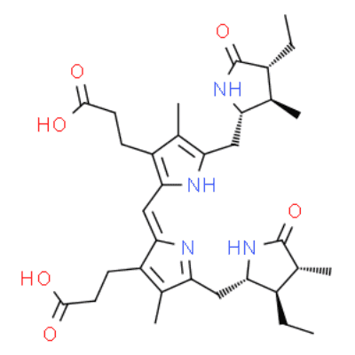 Stercobilin Hydrochloride  Structure