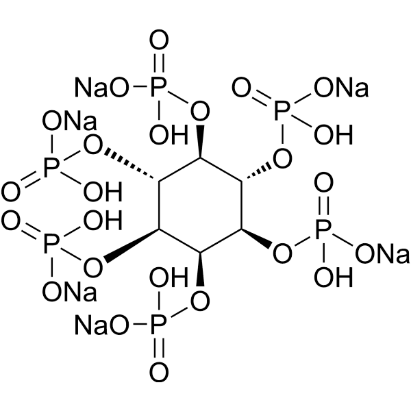 Phytic acid hexasodium Structure