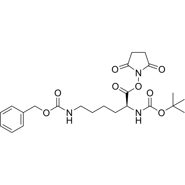Boc-Lys(Z)-OSu Structure