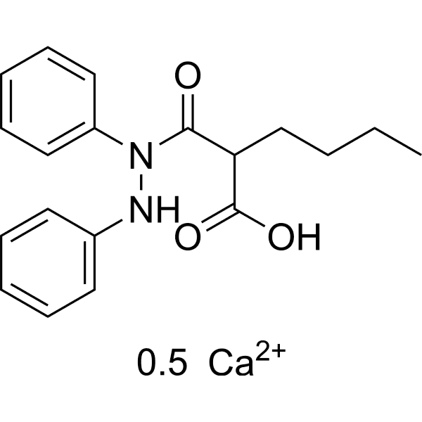 Bumadizone calcium Structure