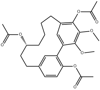 Myricanol triacetate Structure