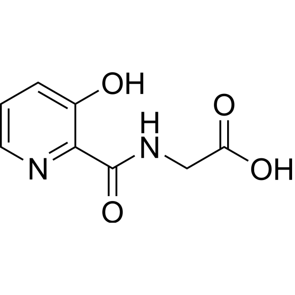 2-(3-Hydroxypicolinamido)acetic acid Structure