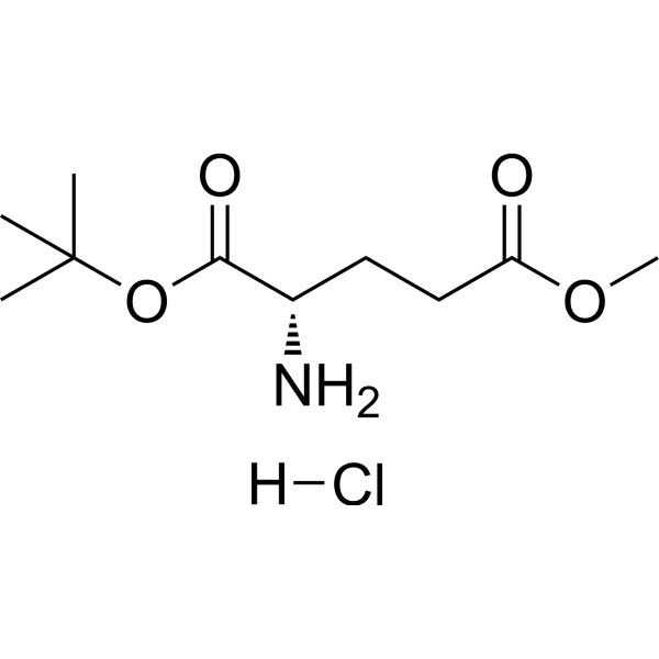 1-(tert-Butyl) 5-methyl L-glutamate hydrochloride Structure