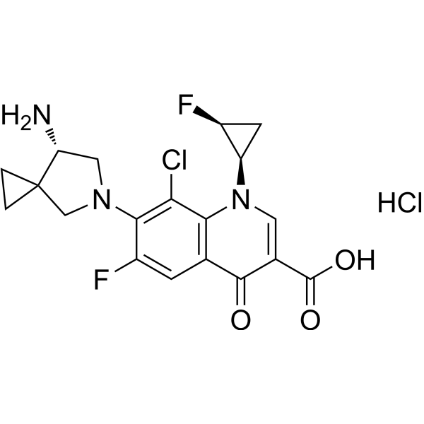 Sitafloxacin hydrochloride Structure