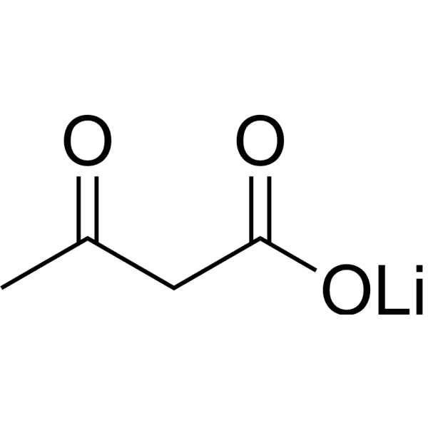 Lithium acetoacetate Structure