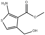3-Thiophenecarboxylicacid,2-amino-4-(hydroxymethyl)-,methylester(9CI) Structure