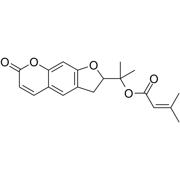 Isopropylidenylacetyl-marmesin Structure