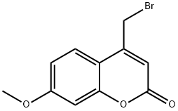 4-(Bromomethyl)-7-methoxy coumarin Structure