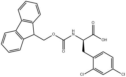 Fmoc-D-Phe(2,4-Cl2)-OH Structure