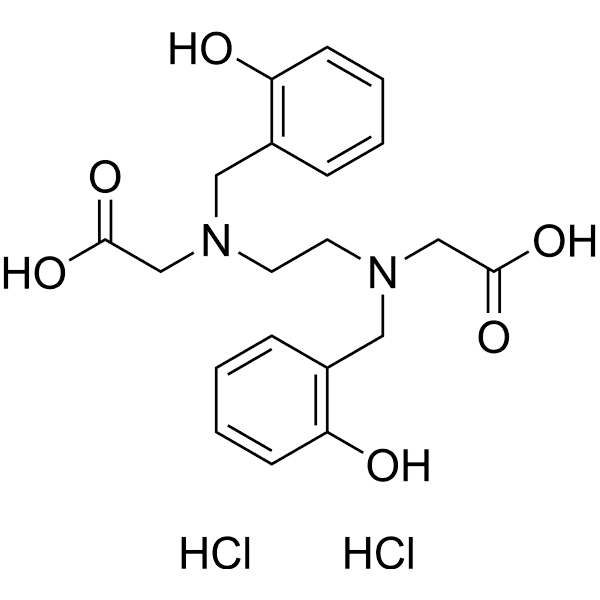 HBED dihydrochloride Structure