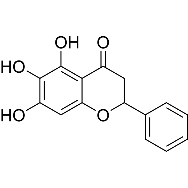 Dihydrobaicalein Structure