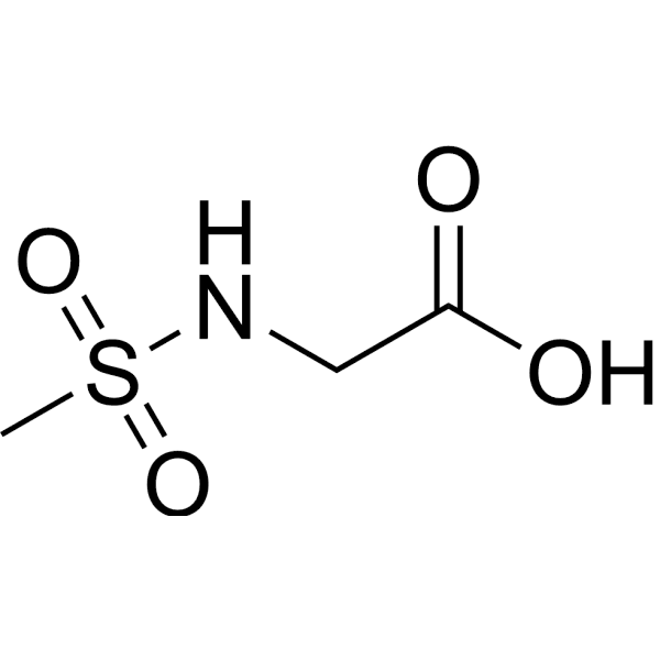 N-(Methylsulfonyl)glycine Structure