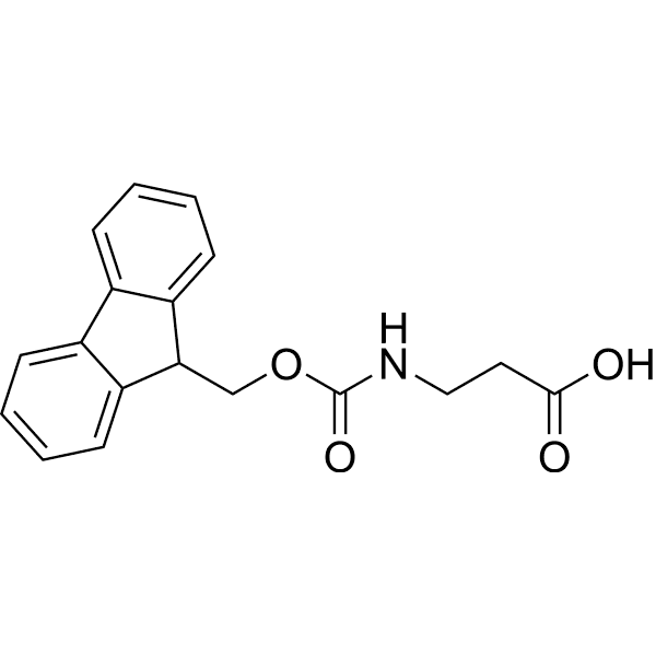 Fmoc-β-Ala-OH Structure