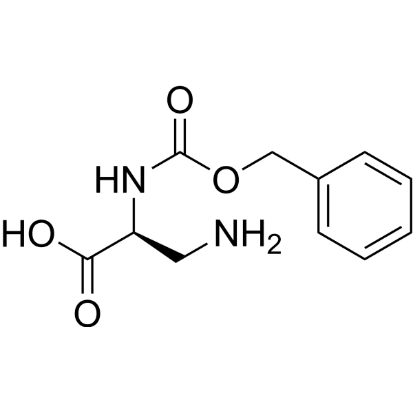 N-Carbobenzyloxy--amino-L-alanine Structure