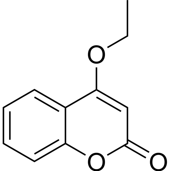 4-Ethoxycoumarin Structure