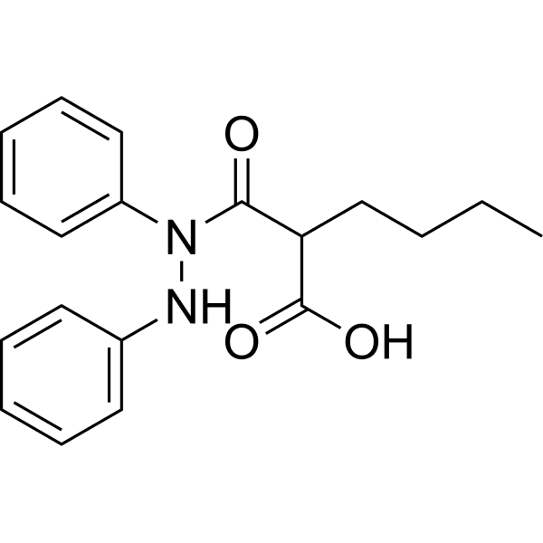 Bumadizone Structure