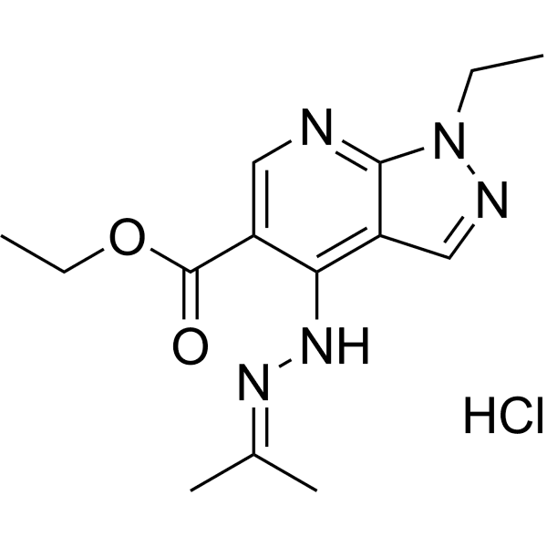 Etazolate hydrochloride Structure