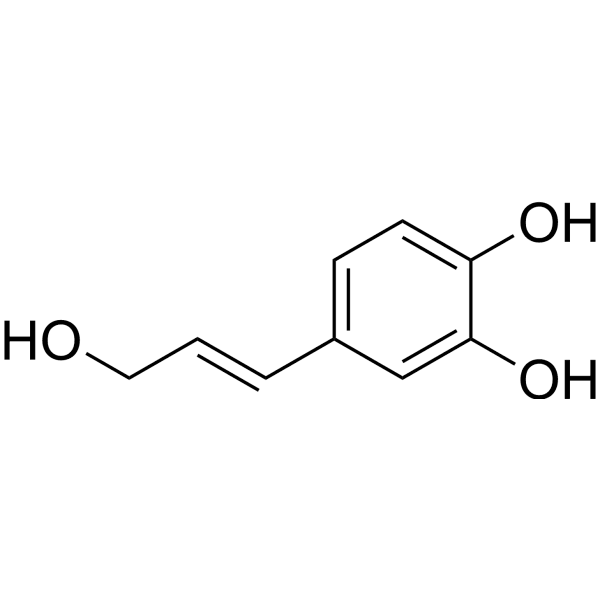 Caffeoyl alcohol Structure