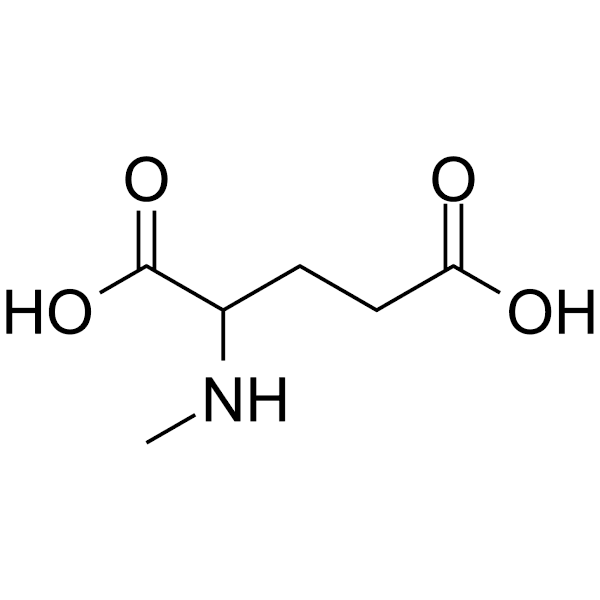 N-Methyl-DL-glutamic acid Structure