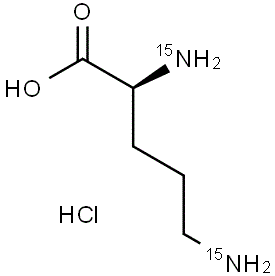 L-Ornithine-15N2 hydrochloride Structure