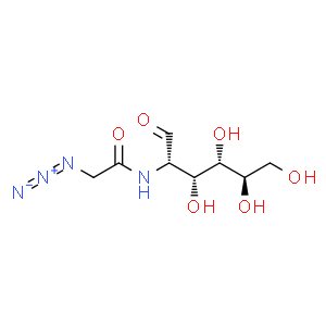 2-[(Azidoacety)amino]-2-deoxy-D-mannose  Structure