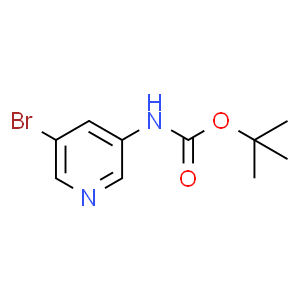 tert-Butyl5-bromopyridin-3-ylcarbamate  Structure