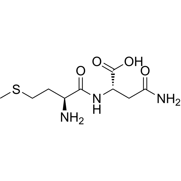 H-Met-Asn-OH Structure