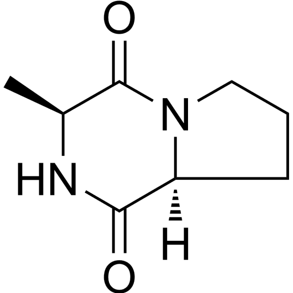 Cyclo(L-Ala-L-Pro) Structure