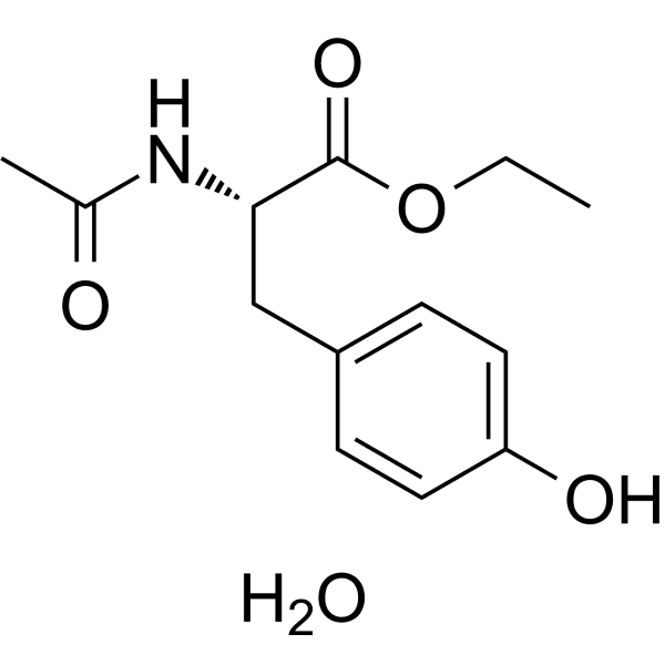 Ac-Tyr-OEt.H2O Structure