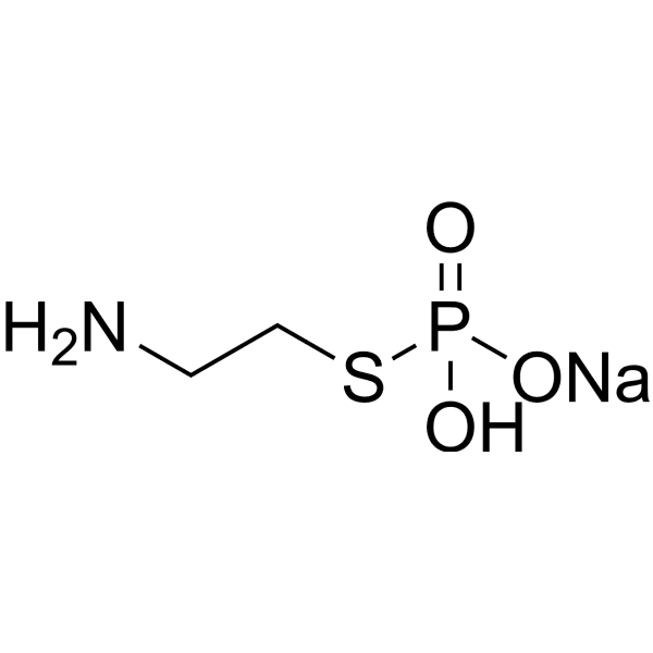 Cysteamine S-phosphate sodium Structure