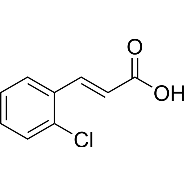 2-Chlorocinnamic acid Structure