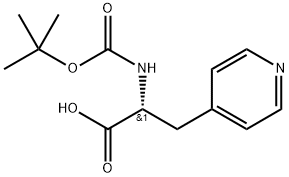 Boc-D-4-Pal-OH Structure