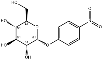 4-Nitrophenyl a-D-glucopyranoside Structure