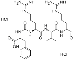Antipain dihydrochloride Structure