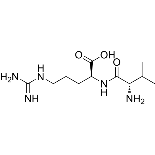 H-Val-Arg-OH Structure