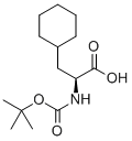 (S)-2-((tert-Butoxycarbonyl)amino)-3-cyclohexylpropanoic acid Structure