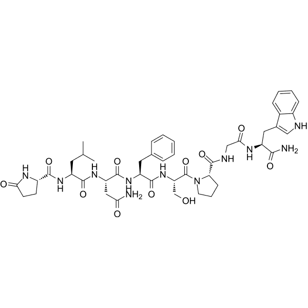 Red pigment-concentrating hormone Structure