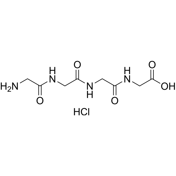 Tetraglycine hydrochloride Structure