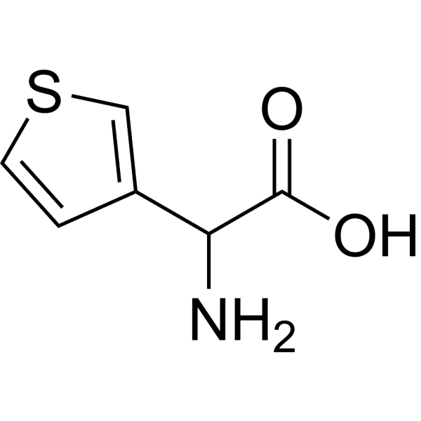 2-Amino-2-(thiophen-3-yl)acetic acid Structure