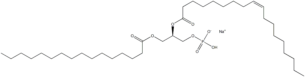 L-α-phosphatidic acid (Egg, Chicken) (sodium salt) Structure