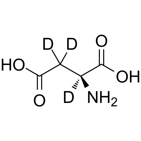 L-Aspartic Acid-d3 Structure
