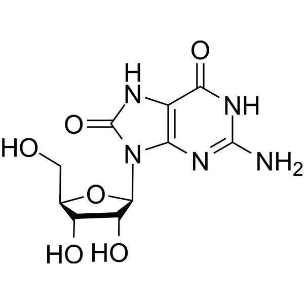 8-Hydroxyguanosine Structure