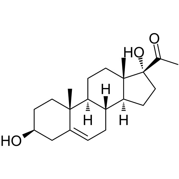 17a-Hydroxypregnenolone Structure