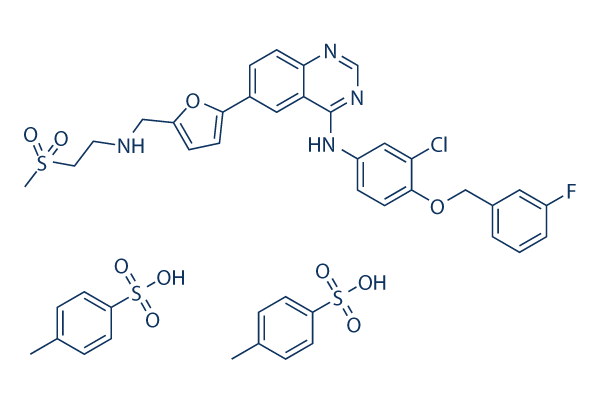 Lapatinib ditosylate Structure