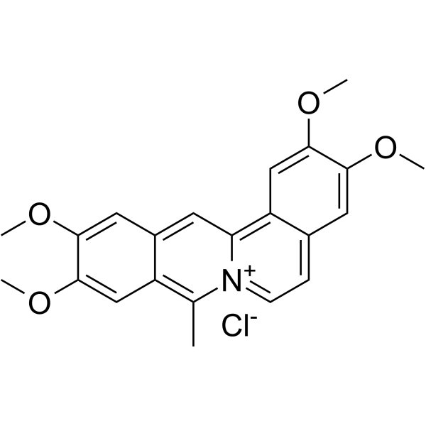 Coralyne chloride Structure