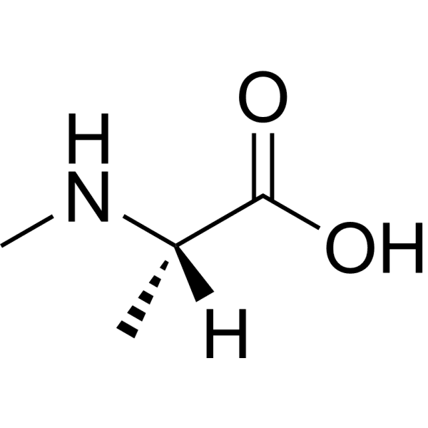 H-N-Me-Ala-OH Structure