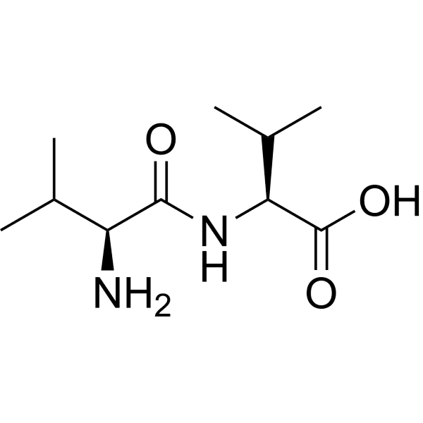H-Val-Val-OH Structure